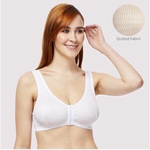 4 Pack - ClearPoint Medical Post Surgical Bra #218 | White | Size 32 | New